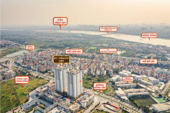 Siêu phẩm căn hộ vip nhất dự án HC Golden City, 149m2 thiết kế 4PN, view trọn sông hồng, full NT