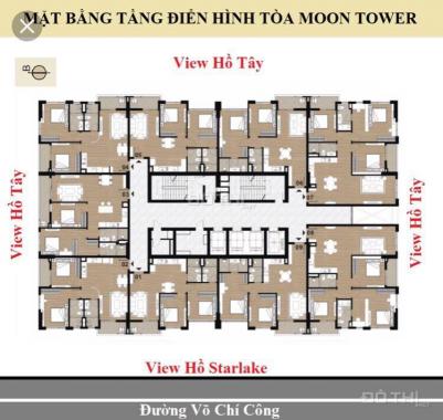 3.1 tỷ sở hữu CC cao cấp Tây Hồ Residence, căn góc 2PN, 77m2, mặt đường Võ Chí Công, view hồ