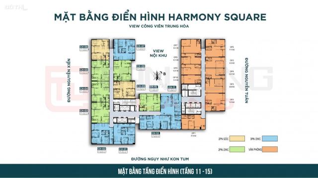 3.4 tỷ sở hữu căn hộ 3PN tại Harmony Square CK 3% hoặc vay LS 0%, full nội thất ngoại