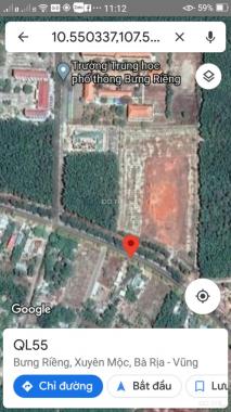 Bán đất tại Đường Quốc Lộ 55, Xã Bông Trang, Xuyên Mộc, Bà Rịa Vũng Tàu, DT 305m2, giá 1.5 tỷ