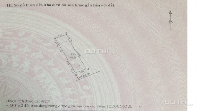 Cần bán gấp nhà ở ngõ 190 Hoàng Mai - 43,8m2 - 4 tầng nở hậu