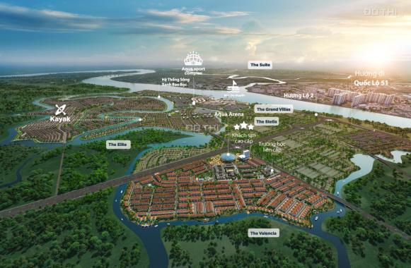 Khu đô thị Aqua City chỉ từ 60 triệu mỗi tháng sở hữu ngay nhà phố, biệt thự ven sông