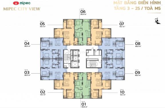 Bán căn 54m2 chung cư Mipec Kiến Hưng, Hà Đông giá rẻ nhất hành tinh