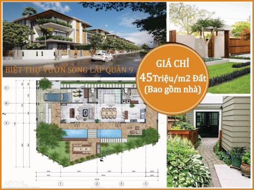 Mở bán biệt thự nhà vườn Đông Tăng Long Q9 chỉ 45tr/m2, thanh toán trong 18 tháng, PKD: 0934052809