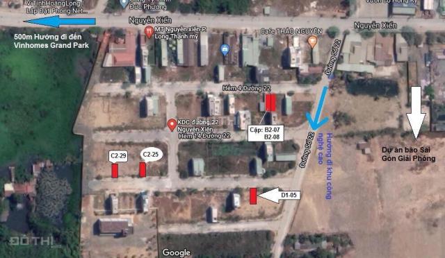 Bán đất đường 22, Nguyễn Xiển, Quận 9 ngay Vinhomes, giá rẻ nhất khu vực