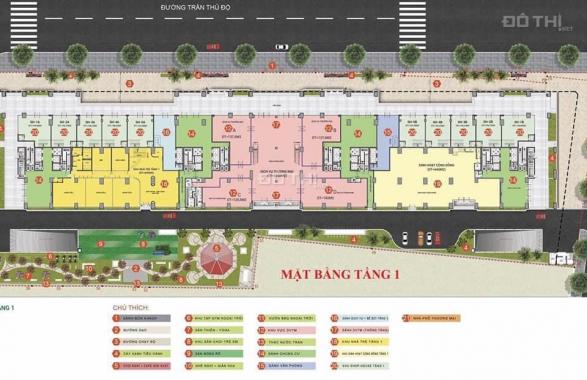 Bán sàn TM Phương Đông Green Park, DT 50m2 từ 1,5 tỷ/căn LS 0% 12 tháng