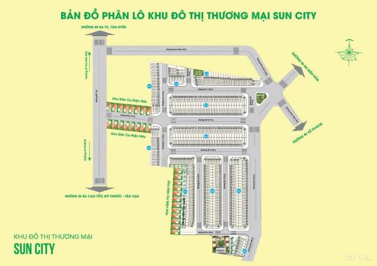 Mở bán dự án Sun City - Thuận An, BD chỉ cần TT 300 triệu có sổ hồng riêng từng nền