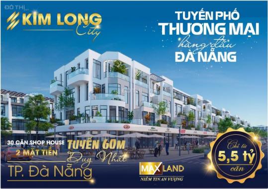 Cần bán gấp shophouse khu E quận Liên Chiểu, Đà Nẵng, mặt tiền đường 60m giá 10 tỷ, có sổ