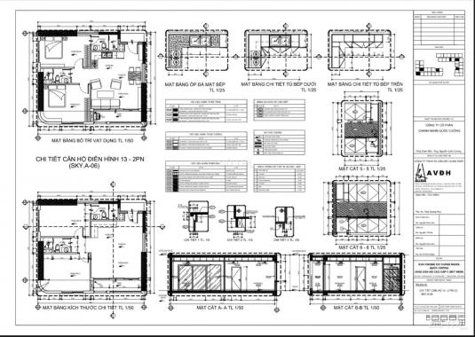 Căn hộ C - SkyView Chánh Nghĩa 80m2, 2PN, 2WC view TB - TN (Căn góc) đối diện Becamex