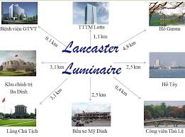 Vị trí trung tâm của dự án 5* Lancaster Luminaire 1152 đường Láng. LH 0989 196 538 Mr Hiệu