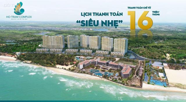 Chỉ với 135tr trả góp 16 tr/tháng sở hữu vĩnh viễn căn hộ biển cao cấp Hồ Tràm Complex