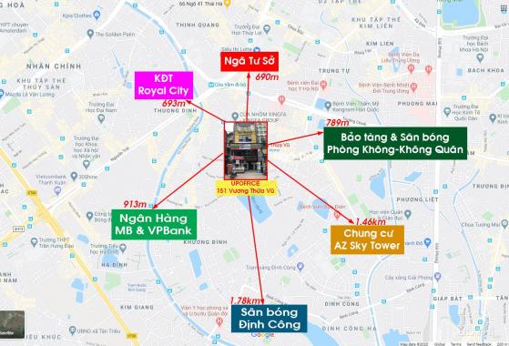 Giảm giá 30 - 50% Cửa hàng MBKD tại đường Hoàng Văn Thái, diện tích 80m2 mặt tiền 6m giá 16 triệu