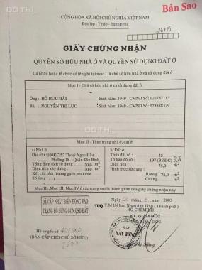 Nhà chính chủ đẹp HXH Thoại Ngọc Hầu, DT 5x15m giá 6.15 tỷ Q. Tân Phú