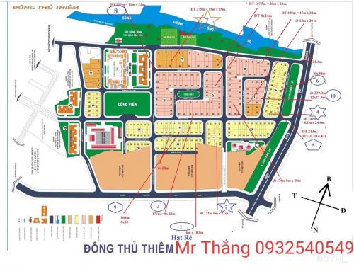 Bán đất dự án khu dân cư Đông Thủ Thiêm, Phường Bình Trưng Đông, Quận 2, Hồ Chí Minh