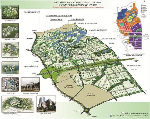 Đất 2 mặt đường 15m, sổ hồng 100m2 giá tốt 990 triệu, mặt liên xã Phú Mãn trung tâm đô thị Hòa Lạc