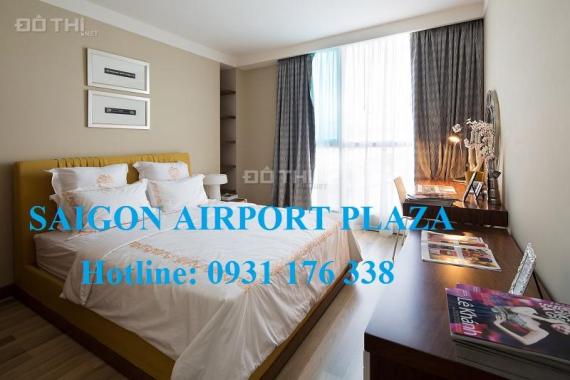 Cho thuê căn hộ 2PN Sài Gòn Airport Plaza 95m2, đủ nội thất, 16 triệu/tháng. LH 0931.176.338