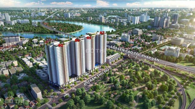 Phương Đông Green Park giá chỉ từ 25tr/m2, DT 54m2, 2PN, 2WC, hỗ trợ 0% đến khi nhận nhà