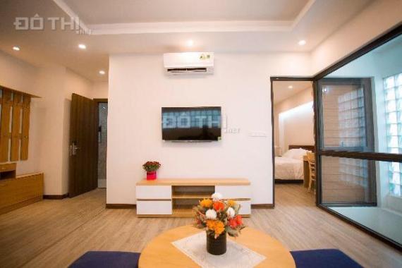 Cho thuê căn hộ cao cấp full nội thất 1PN, 1PK có ban công tại đường Trần Thái Tông (Khúc Thừa Dụ)