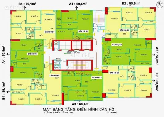 Bán căn góc SaigonLand, 89m2 3PN - NTCC đã có SH, giá tốt nhất khu 3.5 tỷ có TL