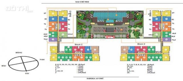 Bán căn hộ cao cấp Lexington Quận 2, tầng cao, với 2.9 tỷ/73m2 - 3.8 tỷ/97m2