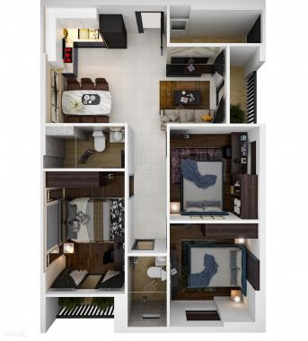 Bán căn hộ chung cư tại dự án Eco Xuân Lái Thiêu, Thuận An, Bình Dương, diện tích 47m2, giá 1.4 tỷ