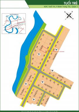 Bán đất đường Lê Hữu Kiều gần khu hành chính chợ Giồng Ông Tố (391m2) 70 triệu/ m2