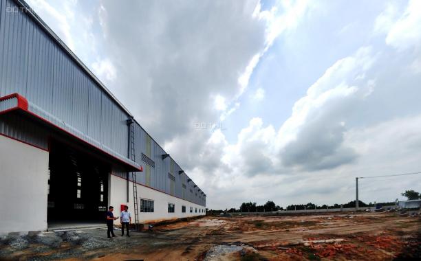 Chính chủ cho thuê kho xưởng gần 4500m2 đã XD hoàn chỉnh tại KCN Hải Sơn, Đức Hòa, Long An