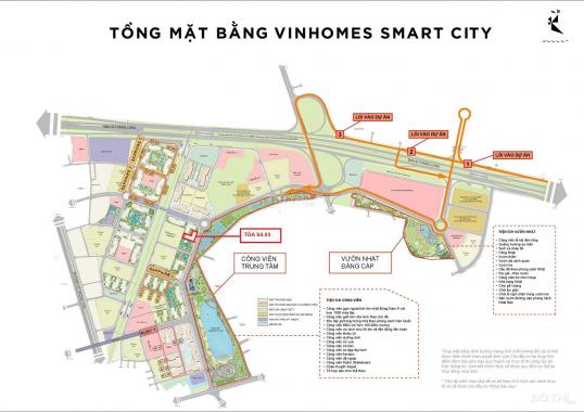 Bán căn hộ 1PN cực đẹp, hướng ĐN, tầm view 3 đại công viên tại Vinhomes Smart City