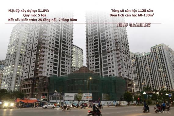 Bán căn hộ chung cư tại dự án Iris Garden diện tích 59.5m2, giá 1.9 tỷ đẹp sang trọng