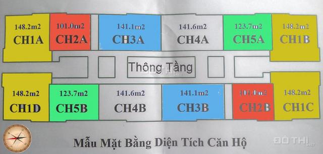 Chính chủ bán căn CH1B - 06 tòa CT4 Vimeco, Nguyễn Chánh DT 148.2m2. Giá rẻ CC: 0982 513 262