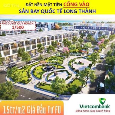 Bán đất nền giá rẻ đối diện trục chính sân bay Long Thành, giá 15 triệu/m2