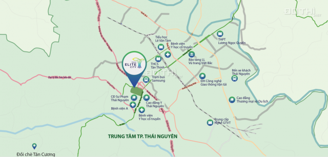 Căn hộ cao cấp Tecco Elite City - Thái Nguyên, biểu tượng mới của TP. Thái Nguyên, lõi trung tâm TP