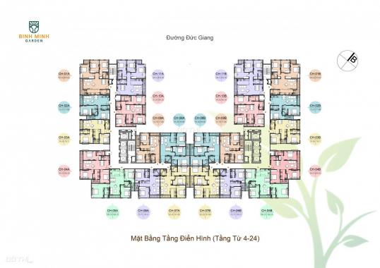 Bán chung cư cao cấp 104m2 view shophouse, công viên, sông + cầu Đuống