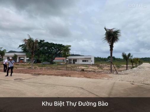 Bán lô đất có nhà cấp 4 sau lưng chợ Đường Bào, DT 500m2 tại đảo Ngọc Phú Quốc