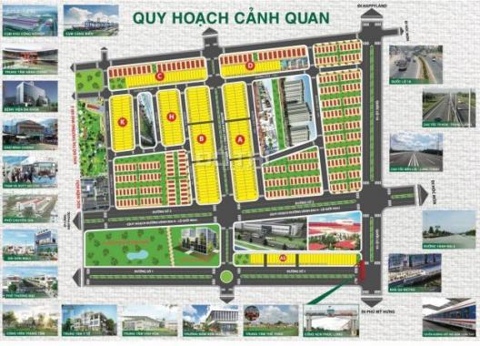 Đất chính chủ sang gấp 3 lô trong khu dân cư Phúc Long Garden Bến Lức giá 790tr/100m2 sổ hồng riêng