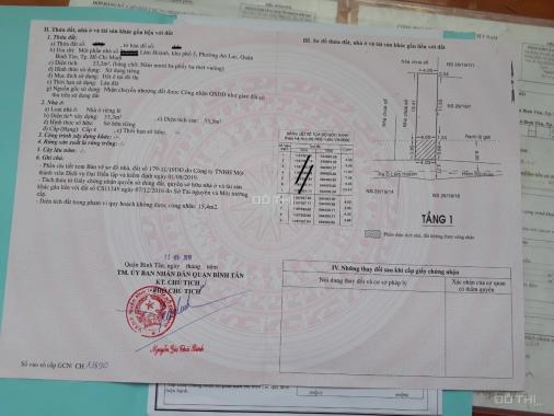 Tôi chủ đất bán nhanh 2 lô đất nền phường An Lạc, sát ngay UBND Bình Tân giá 54 triệu/m2