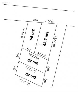Bán đất tại đường Quang Minh, Xã Mê Linh, Mê Linh, Hà Nội, diện tích 52m2, giá 546 triệu
