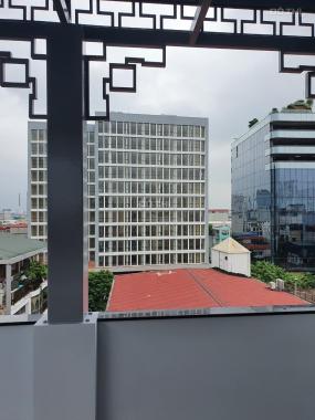 Bán nhà ngõ phố Thái Hà, Đống Đa 72m2 x 9 tầng, thang máy ô tô, cách phố 30m, 25.9 tỷ