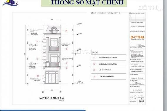 Nhà phố đẹp 1 trệt, 2 lầu giá rẻ mặt tiền Nguyễn Chí Thanh TP Thuận An, Bình Dương