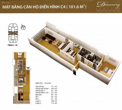 Vị trí vàng - giá tốt nhất - bảng hàng trực tiếp từ CĐT Discovery Complex 302 Cầu Giấy