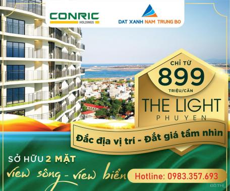 Siêu hiếm, căn hộ 2PN view biển, sổ hồng lâu dài, giá gốc CĐT The Light Phú Yên