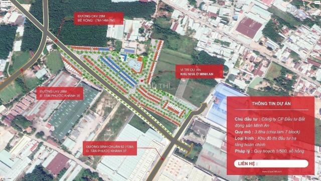 Chính thức mở bán đất khu nhà ở Minh An DT 80m2 đường Bình Chuẩn 62