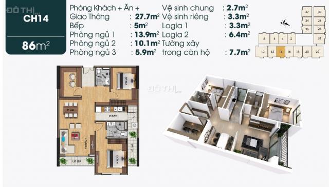 Bán căn 86m2 giá 2.1x tỷ có nội thất tại Sài Đồng, Việt Hưng, liền kề KĐT Vinhomes Riverside