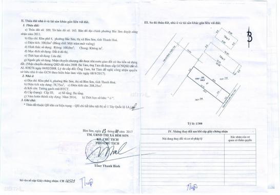 Ngân hàng thanh lý nhà phố Thiệu Trị, phường Bắc Sơn, TP. Thanh Hoá - 100m2