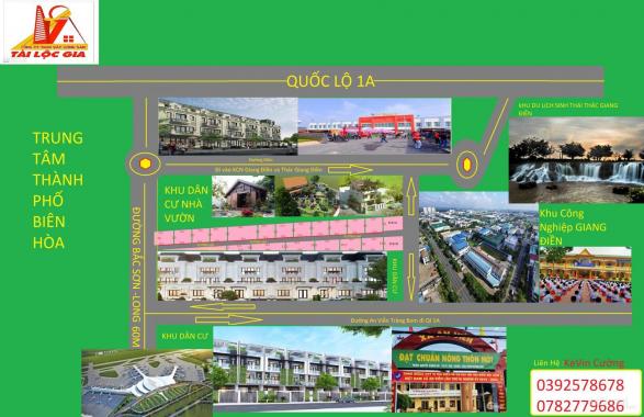 Mở bán 20 lô đất DT: 500m2 MT đường Bắc Sơn - Long Thành, P. Tam Phước, Biên Hòa SHR, giá 4 tr/m2