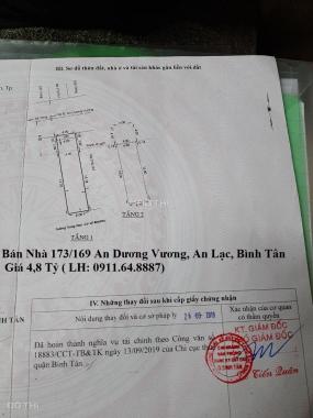 Bán nhà 173/169 An Dương Vương, 1 lầu đúc 4x17m - Giá 4,8 tỷ - (TL chính chủ 0911648887)