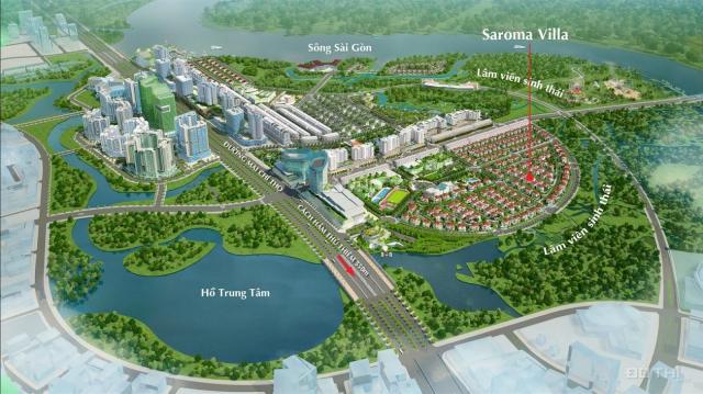 Bán biệt thự vòng cung Sala Saroma, Quận 2, Hồ Chí Minh diện tích 712m2, giá 208 tỷ