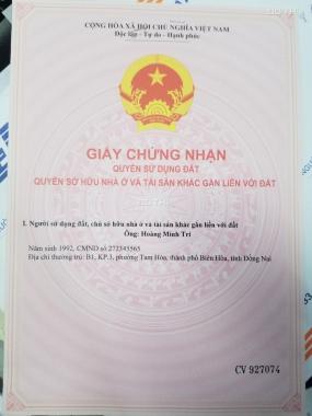 Chính chủ bán lô đất mặt tiền ĐT 763 tại Xã Xuân Thọ, Huyện Xuân Lộc, Đồng Nai