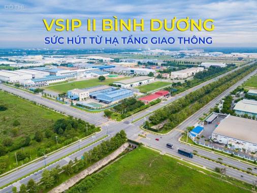 Bán đất dự án ngay VSIP2 mở rộng Tân Uyên, Bình Dương, diện tích 100m2 ngang 5x20m. Giá 650tr