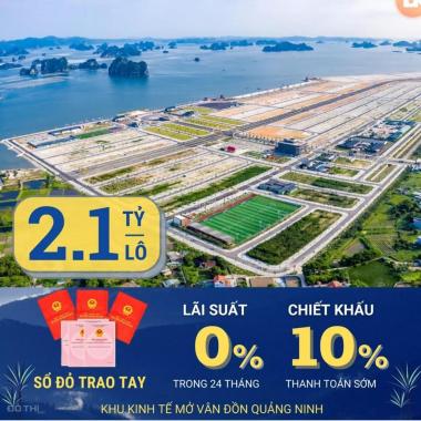 Bán đất nền dự án tại dự án khu đô thị Phương Đông, Vân Đồn, Quảng Ninh diện tích 88m2 giá 2.1 tỷ